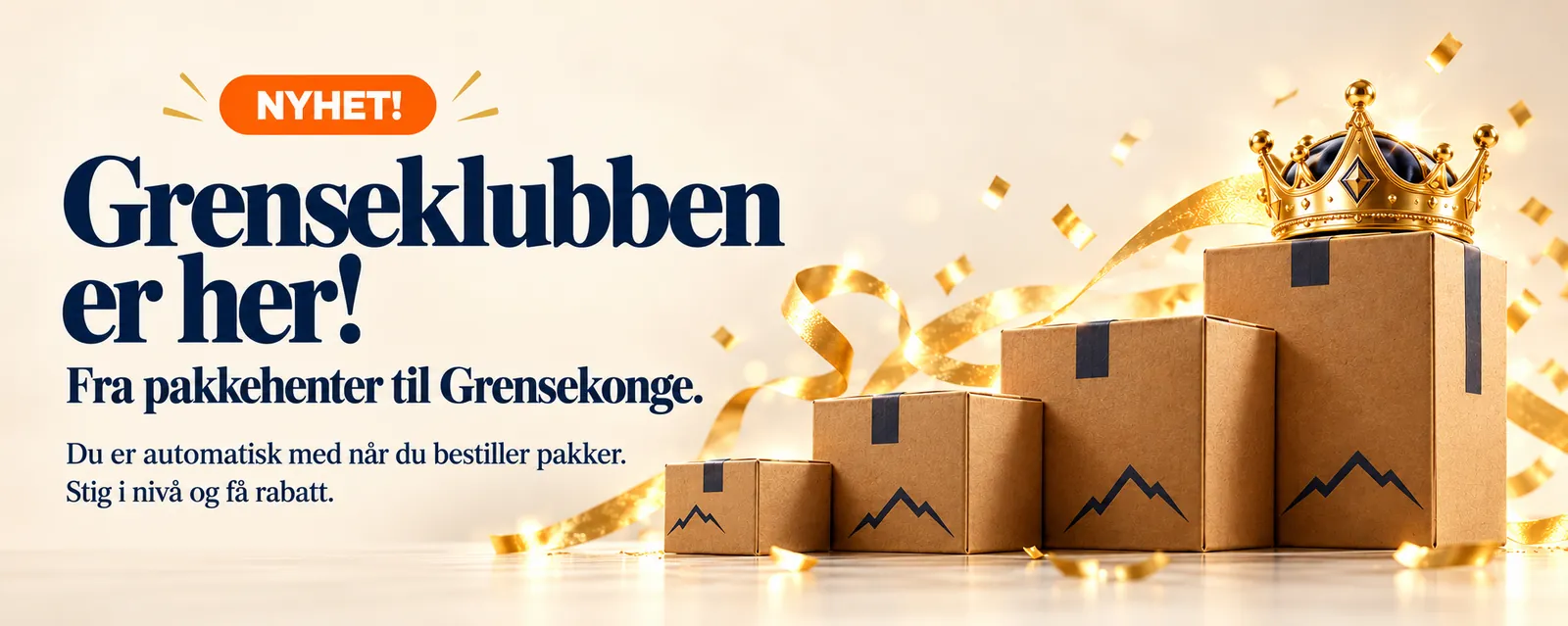 Grenseklubben er her! Fra pakkehenter til Grensekonge.